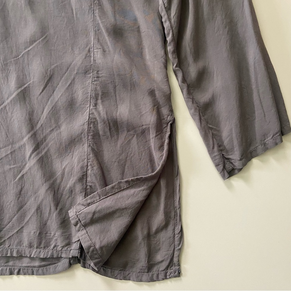New Johnny Was Pete & Greta Henley Rayon Side Slit Tunic Size Small - Picture 4 of 7